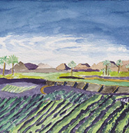 Aquarell Lanzarote Heike Dahms